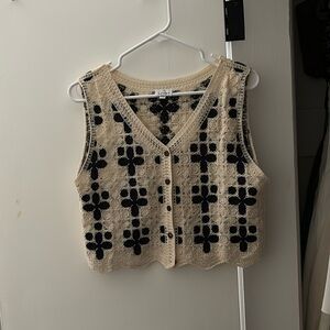 Crochet vest, one size, Azura, originally bought from Bohme